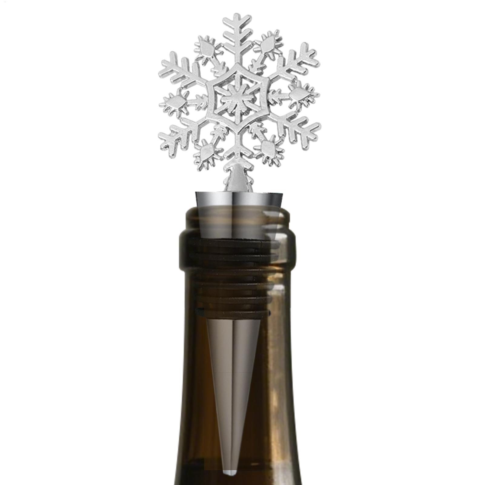 Wine Beer Champagne - Wine Bottle Stopper Christmas Decorations Airtight