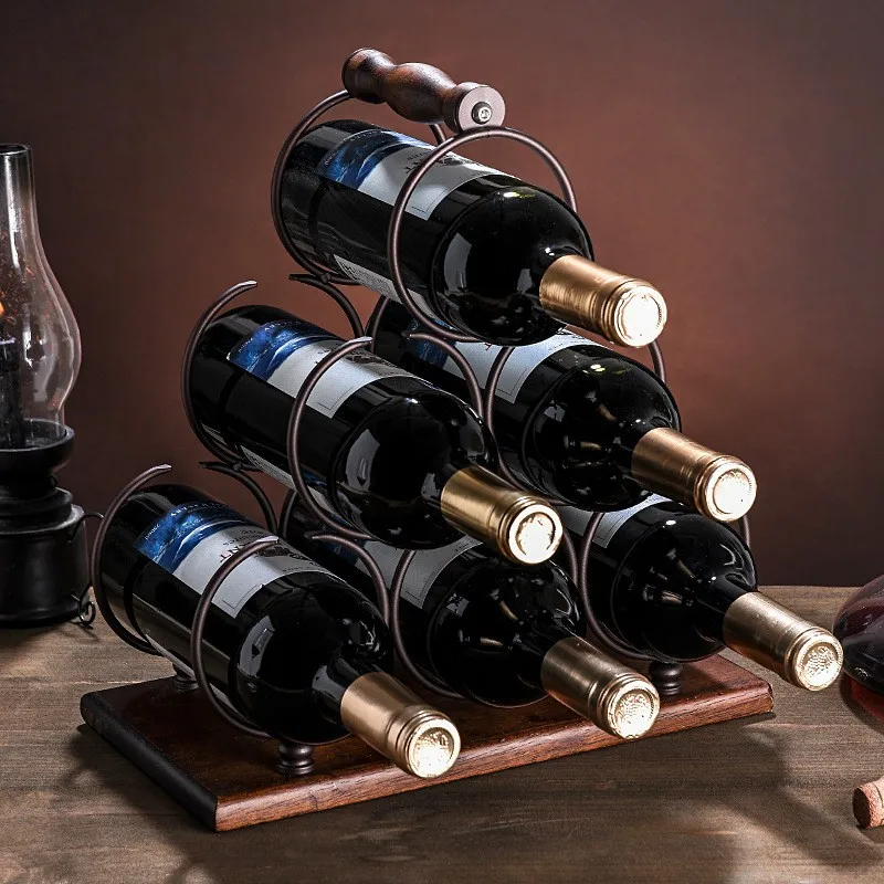 Wine Rack Wall Mount - Creative Red Wine Rack Home Decoration