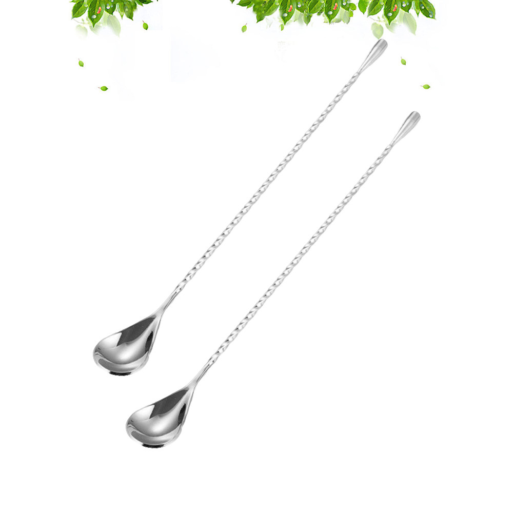 Bar Spoon Twisted - 1Pcs Premium Stainless Steel Long Handle