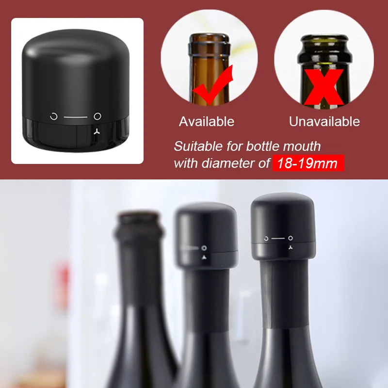 1-5pcs Vacuum Sealed Wine Bott - đánh giá và giá Wine Stopper Vacuum
