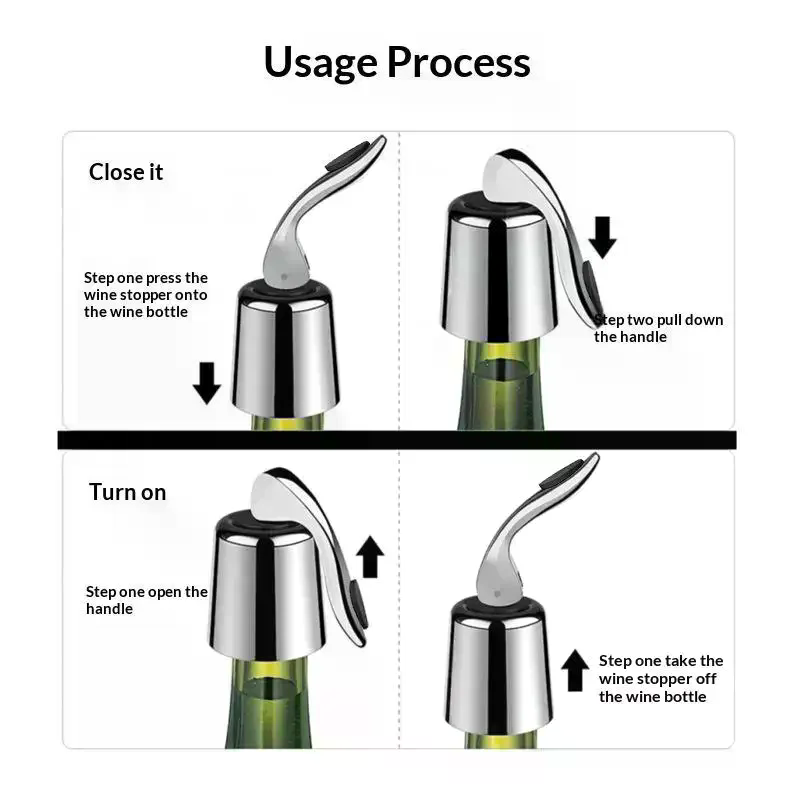 [MA]Wine Bottle Stopper Stainl - đánh giá và giá Wine Stopper Vacuum