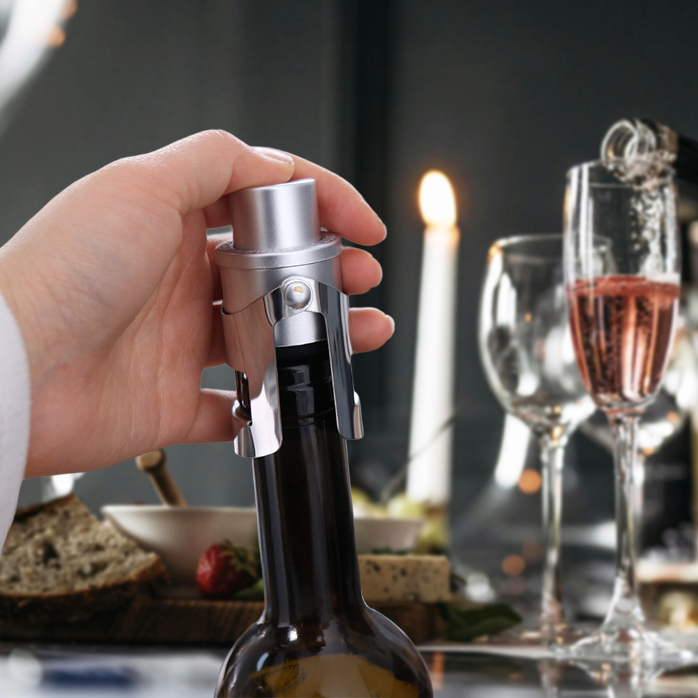 2pcs Built-in Pressure Pump Va - đánh giá và giá Wine Stopper Vacuum