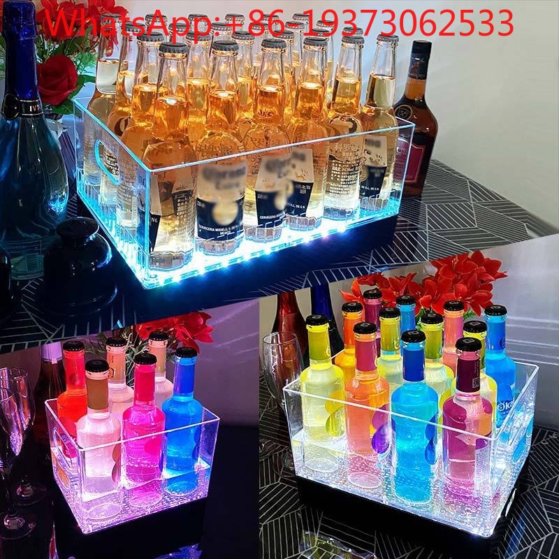 Square Luminous Ice Bucket Bar - đánh giá và giá Wine Beer Champagne