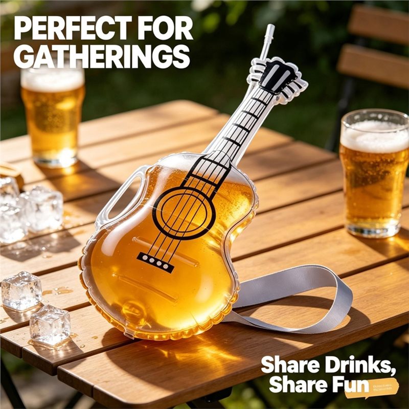 AC62-Transparent Guitar Glass  - đánh giá và giá Wine Beer Festival