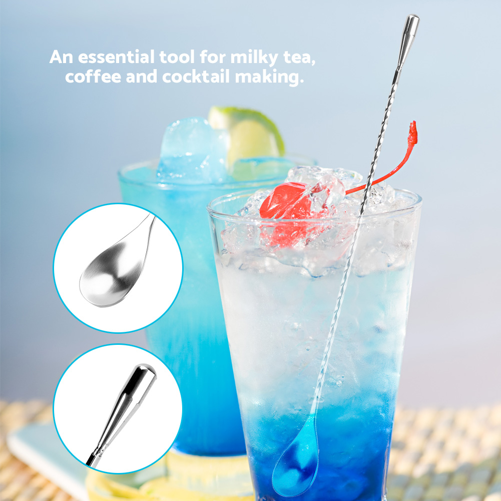 Stainless Steel Bar Wine Cockt - đánh giá và giá Bar Spoon Twisted