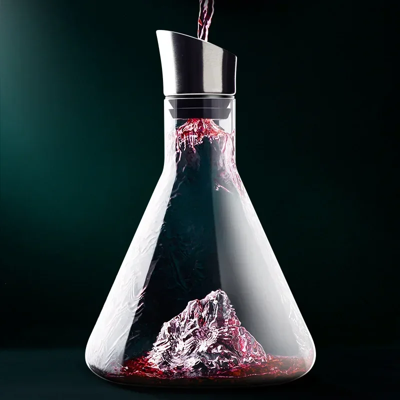1500ML  Whiskey Decanter  Wine - đánh giá và giá Wine Glass Set Crystal