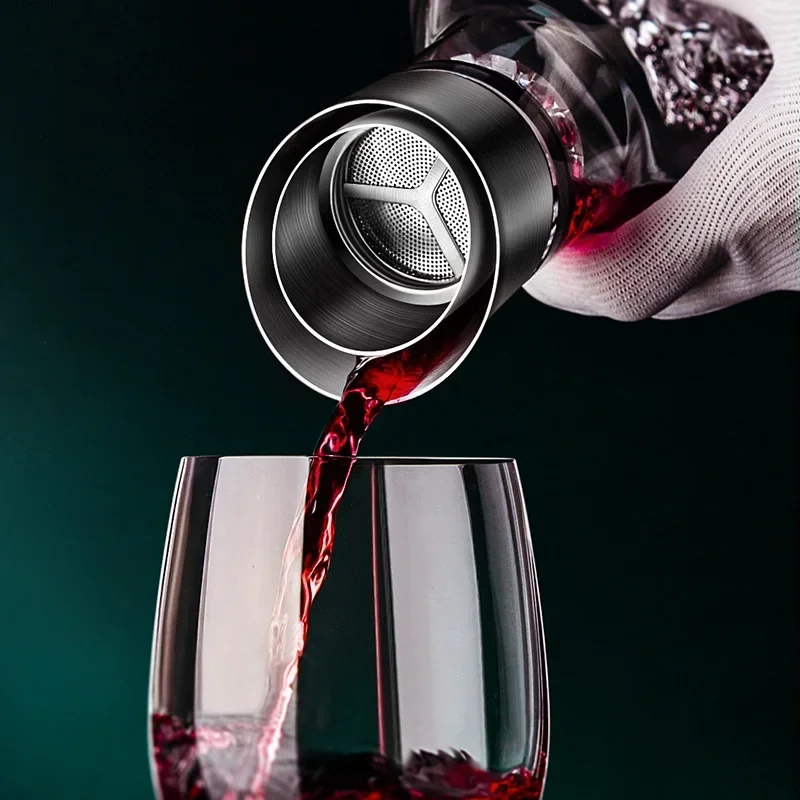 1500ML  Whiskey Decanter  Wine - đánh giá và giá Wine Glass Set Crystal