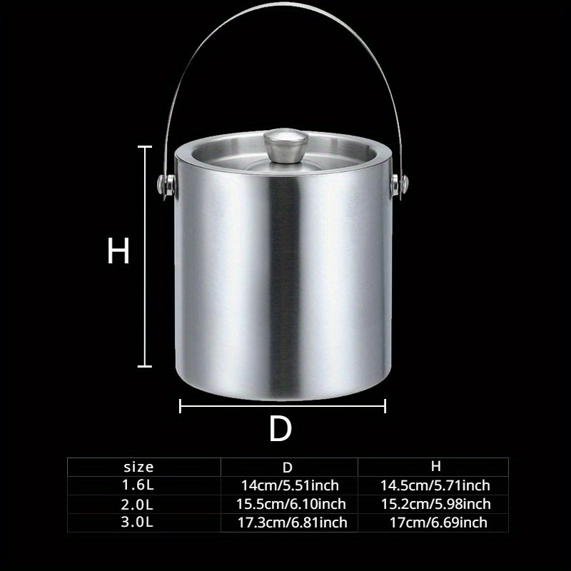 1.6L/2L/3L Stainless Steel Ins - đánh giá và giá Wine Beer Champagne