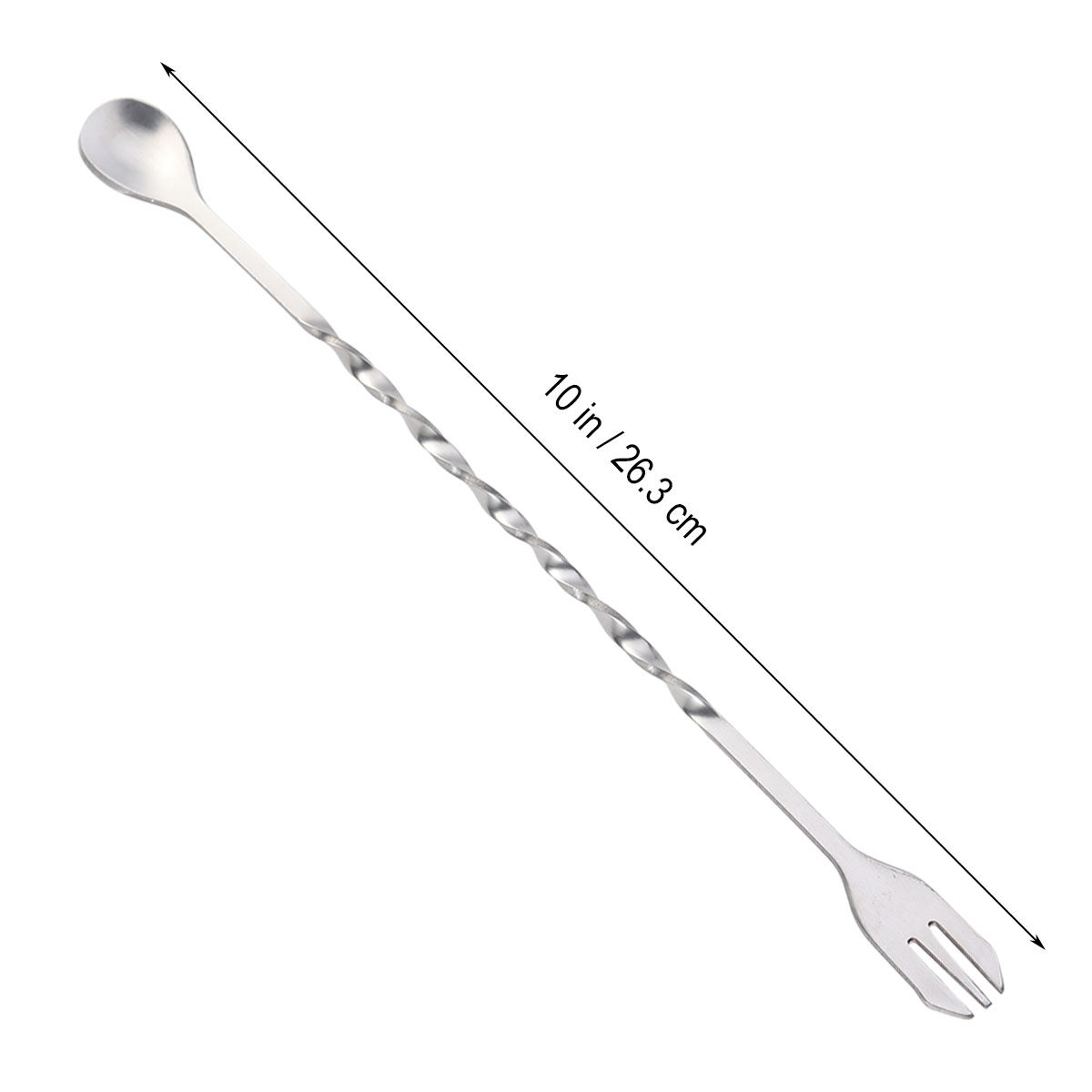26Cm 304 Stainless Steel Cockt - đánh giá và giá Bar Spoon Twisted