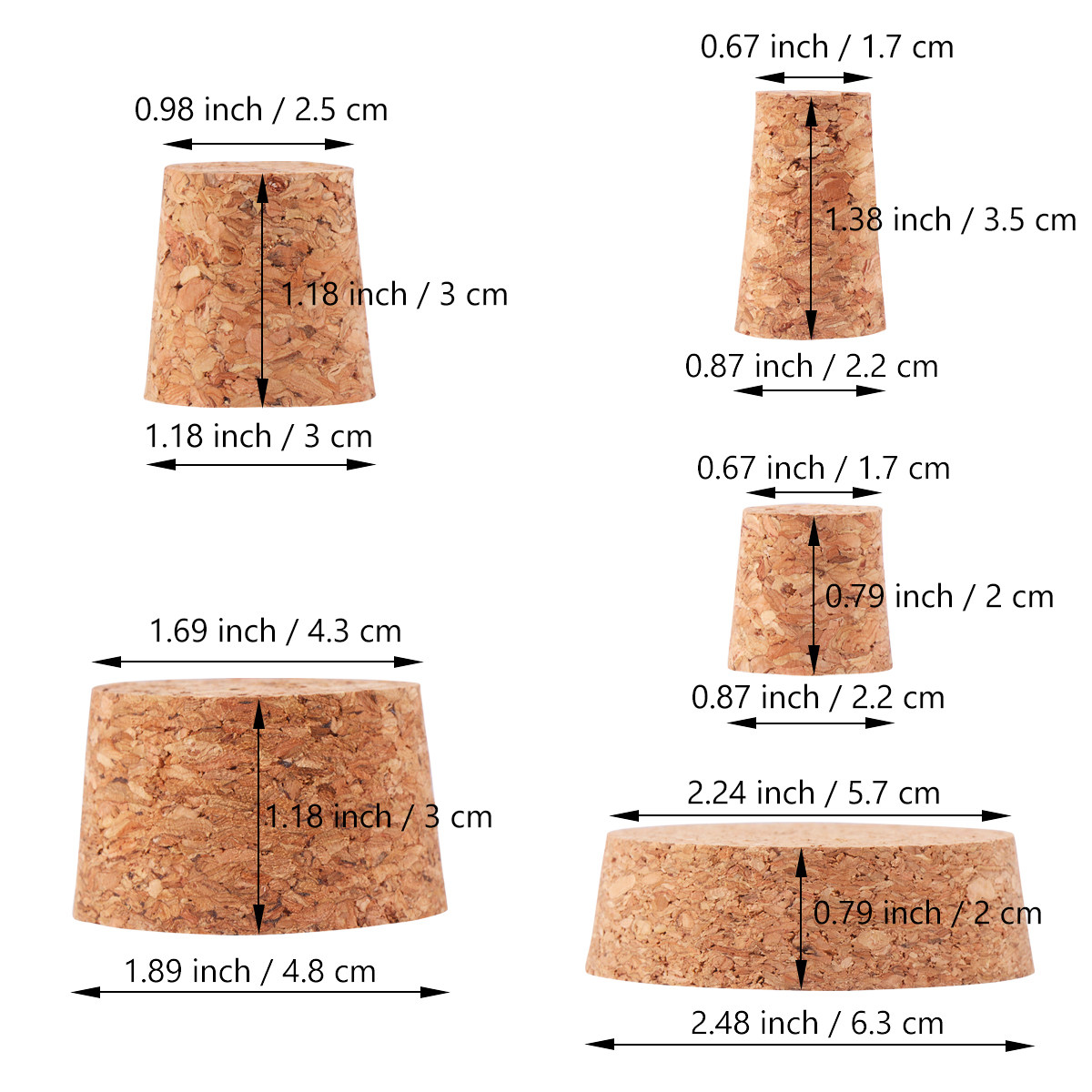 25Pcs Cork Wine Stoppers Set F - đánh giá và giá Wine Beer Restaurant
