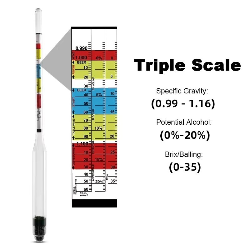 Hydrometer Tester & 250ml Meas - đánh giá và giá Wine Beer And Mead