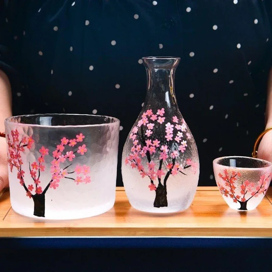 6 pcs/set Japanese style Sake  - đánh giá và giá Wine Glass Set Crystal
