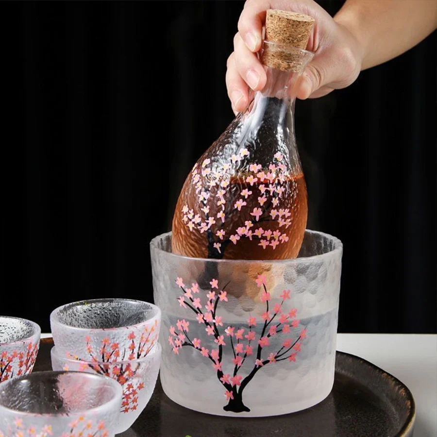 6 pcs/set Japanese style Sake  - đánh giá và giá Wine Glass Set Crystal