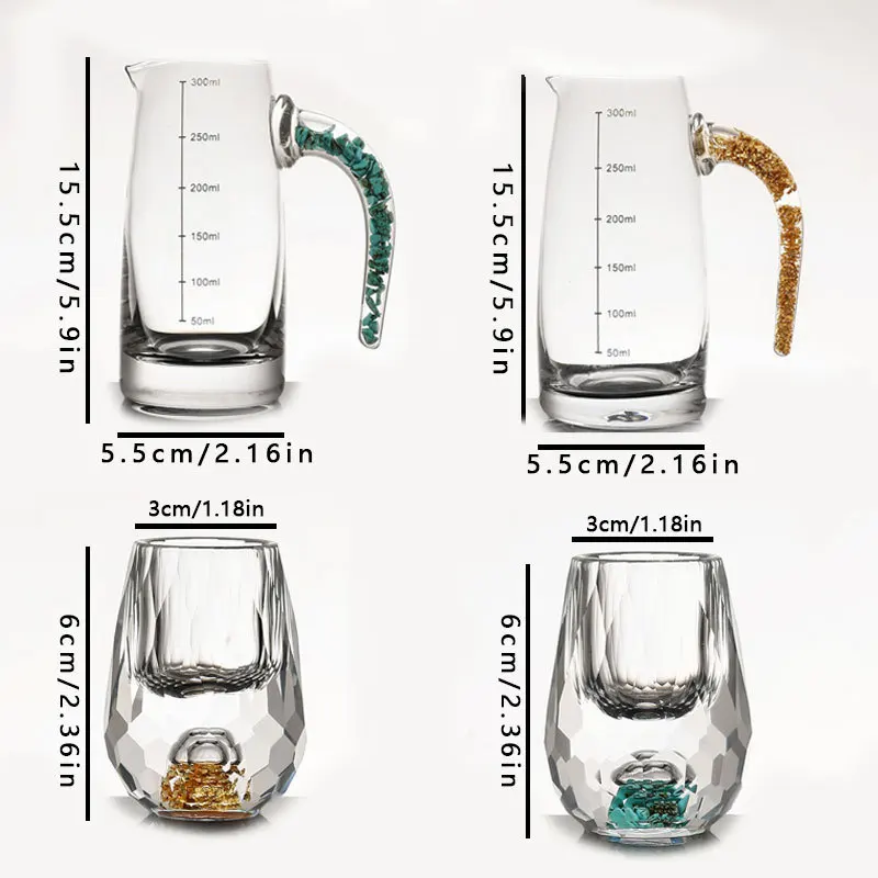 Gold foil small wine glass win - đánh giá và giá Wine Glass Set Crystal