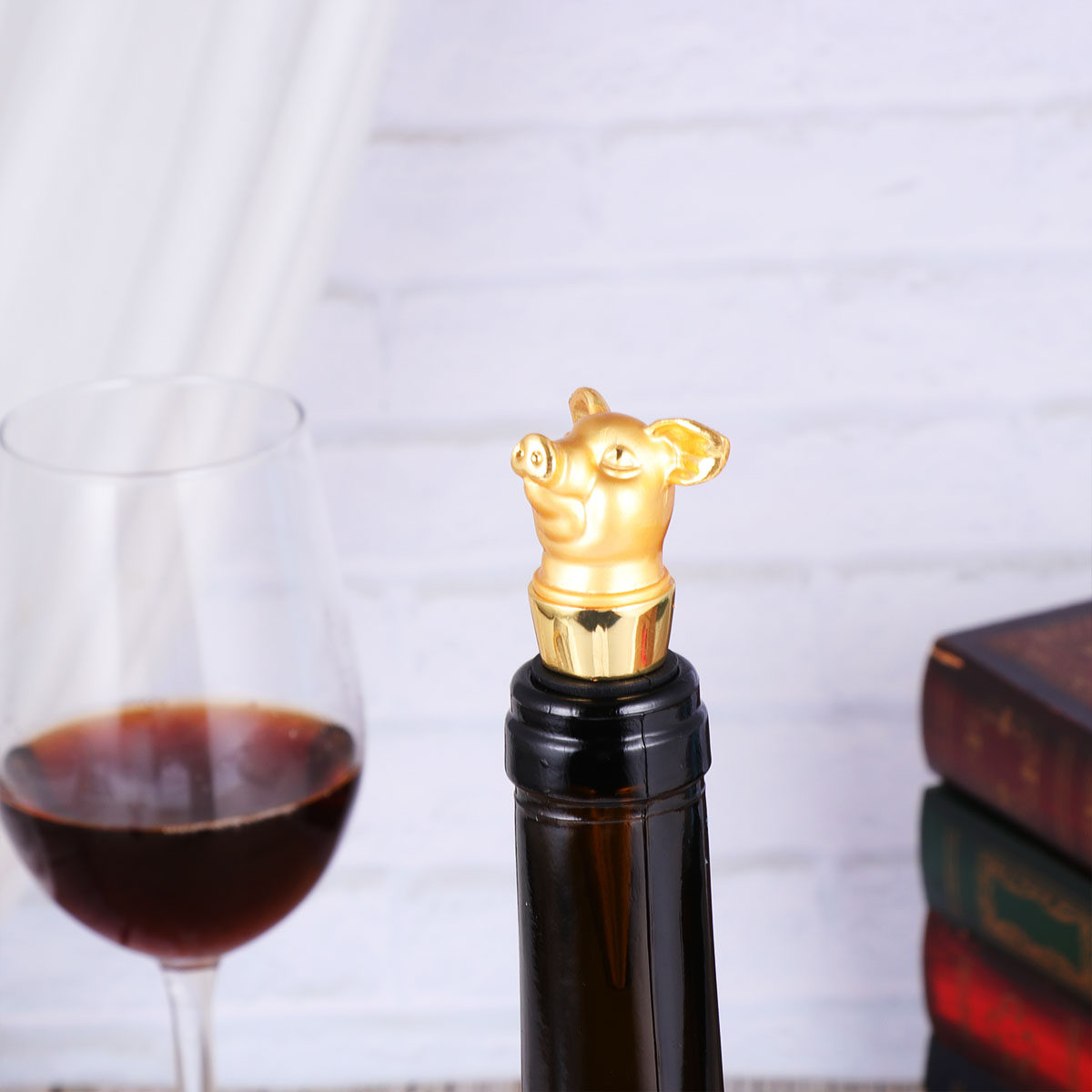1Pcs Creative Pig Wine Stopper - đánh giá và giá Wine Beer Restaurant
