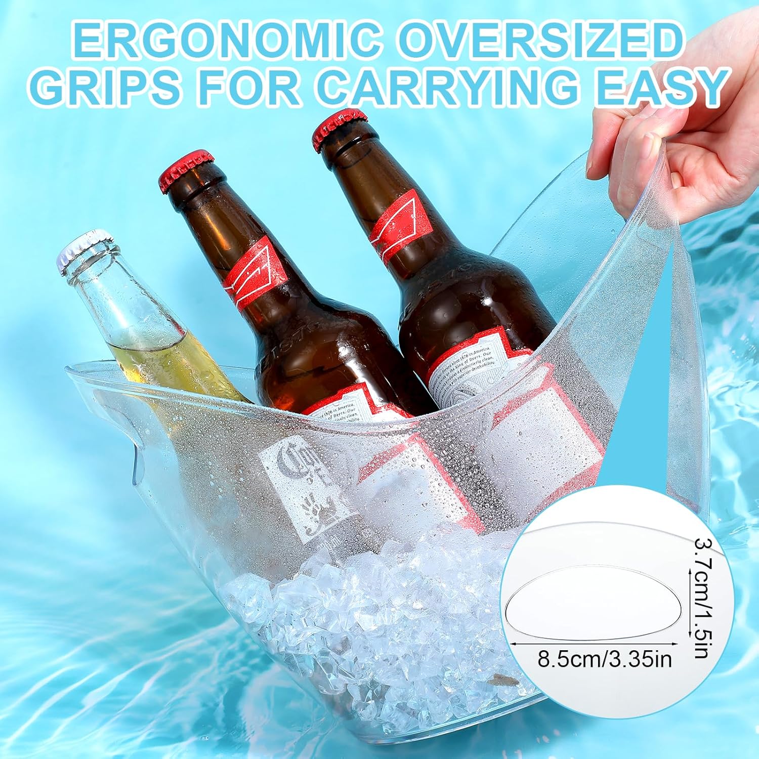 5 PET Unbreakable Ice Bucket W - đánh giá và giá Wine Beer Champagne