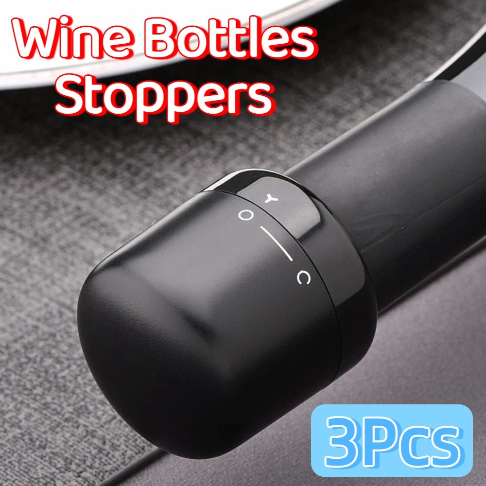 3Pcs Leak Proof Red Wine Bottl - đánh giá và giá Wine Stopper Vacuum