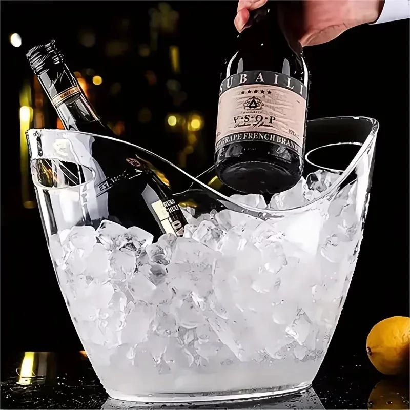 4/8L Ice Bucket Transparent Ic - đánh giá và giá Wine Beer Champagne