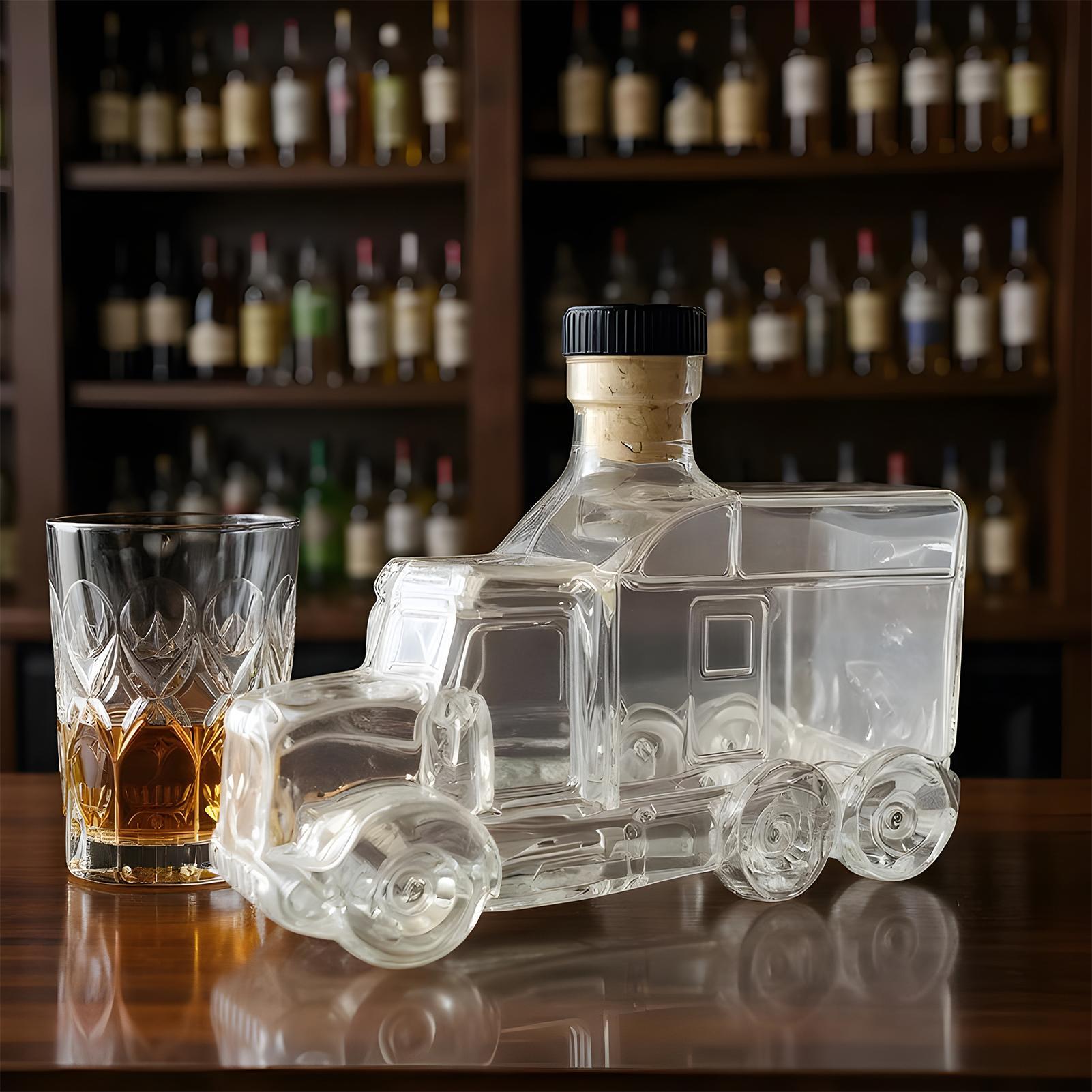 375ml Decorative Bottle Decant - đánh giá và giá Wine Beer Truck