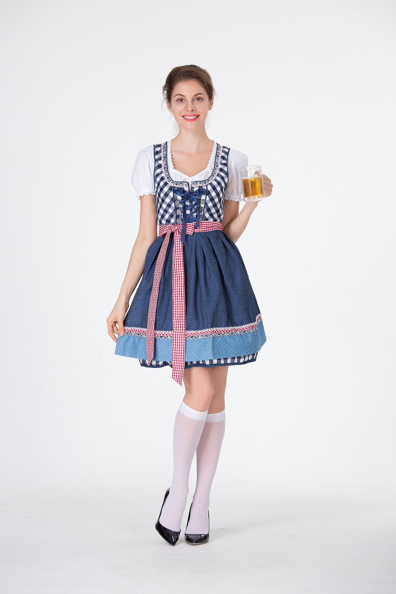 Women German Dirndl Dress Plai - đánh giá và giá Beer & Wine Jockey Plaza Shopping