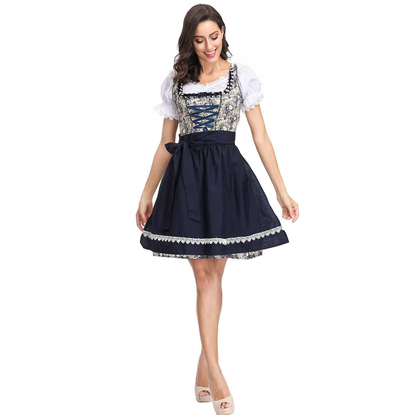 Women German Dirndl Dress Plai - đánh giá và giá Beer & Wine Jockey Plaza Shopping