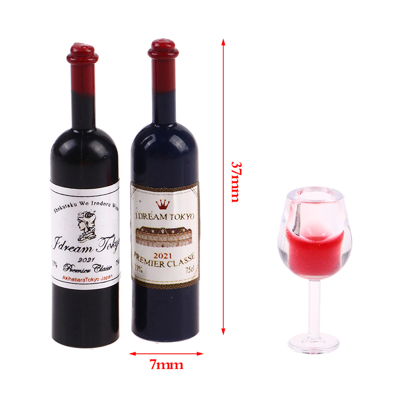 5Pcs 1:12 Dollhouse Miniature  - đánh giá và giá Wine Y Beer