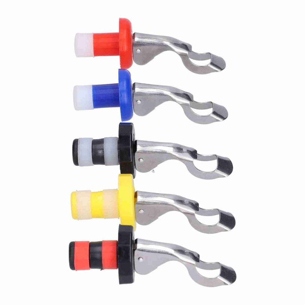5pcs Silicone Wine Bottle Plug - đánh giá và giá Wine Stopper Vacuum