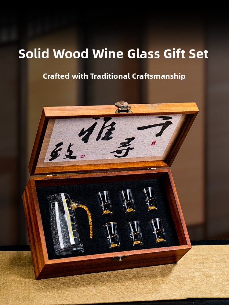 Chinese Style  Wood White Wine - đánh giá và giá Wine Glass Set Crystal