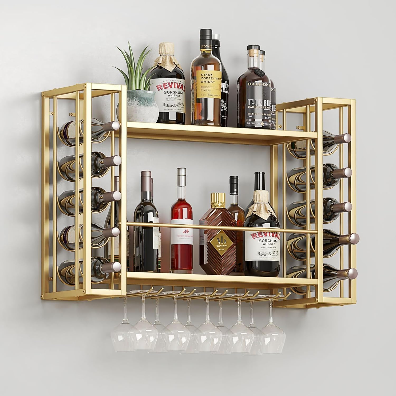 Wall Mounted Wine Rack, Wine R - đánh giá và giá Wine Rack Wall Mount